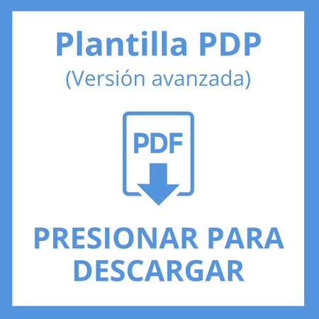 PDP template avanzada